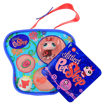 Игровой набор "Littlest Pet Shop: Возьми меня с собой" 91244 божьей коровки, долька арбуза, очки инфо 10485a.