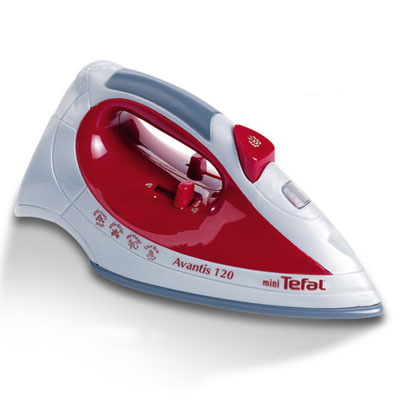 Утюг "Mini-Tefal" батарейки мощностью 1,5V типа LR6 инфо 1496j.