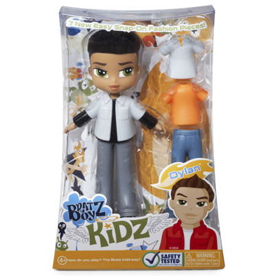 Кукла-мальчик BRATZ "Спокойной ночи": Дилан Состав Кукла, брюки, 2 футболки инфо 1546j.