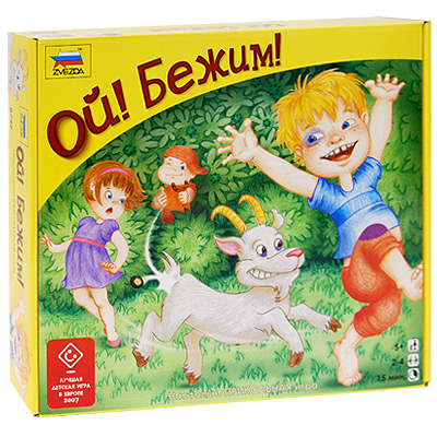 Настольная игра "Ой! Бежим!" правила игры на русском языке инфо 1213a.