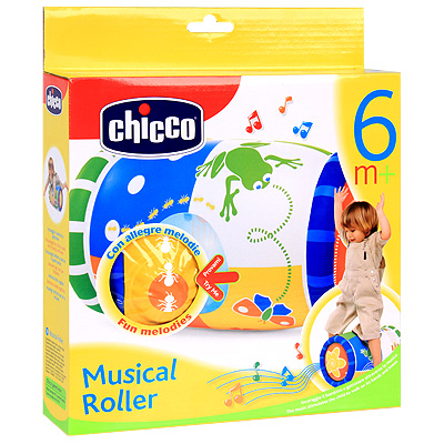 Музыкальный роллер "Chicco" х 5,5 см Товар сертифицирован инфо 1225a.