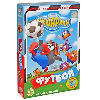 Настольная игра "Смешарики: Футбол" плакат, игральный кубик, правила игры инфо 13404b.