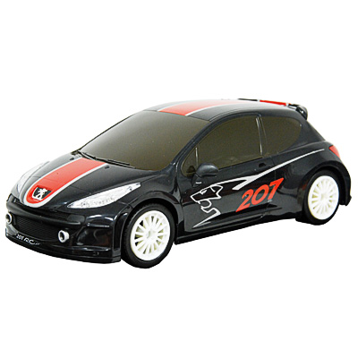 Радиоуправляемая модель "Peugeot 207 RCup", цвет: черный управления, инструкция на русском языке инфо 32c.