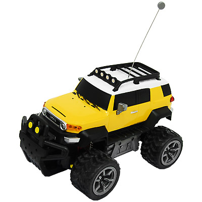 Радиоуправляемая модель "Toyota FJ Cruiser", цвет: желтый управления, инструкция на русском языке инфо 44c.