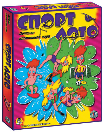 Настольная игра "Спорт лото" игры с вопросами, карточки, инструкция инфо 3285a.