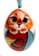 Елочная игрушка "Кот" Дерево, роспись, лак Ручная работа ручная работа Автор М Иванова инфо 13660f.