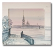 Мост - Авторский батик (30 х 26 см) Батик, Шелк Размер: 30 х 26 см 2010 г инфо 13676f.