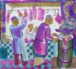 "Мясная лавка" Цветная литография (52 х 56 см) в России и за инфо 4730h.
