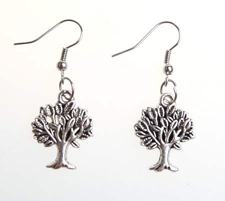 Серьги "Деревья" Металл Авторская работа "Freckles!" в Галаре "Кампот" инфо 3395i.
